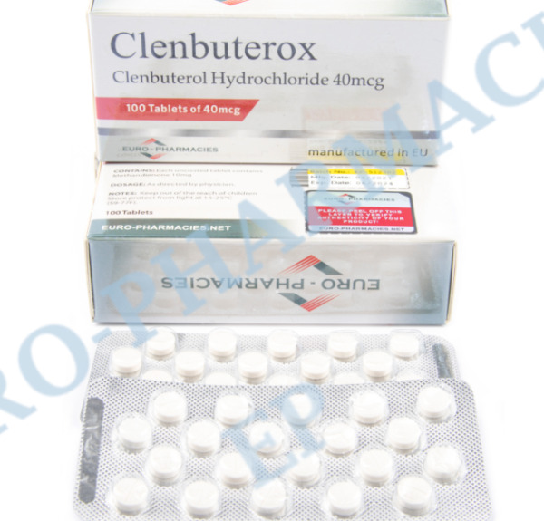 Clenbuterox 40 40 mcg/tab from Euro-Pharmacies, Tablets steroids