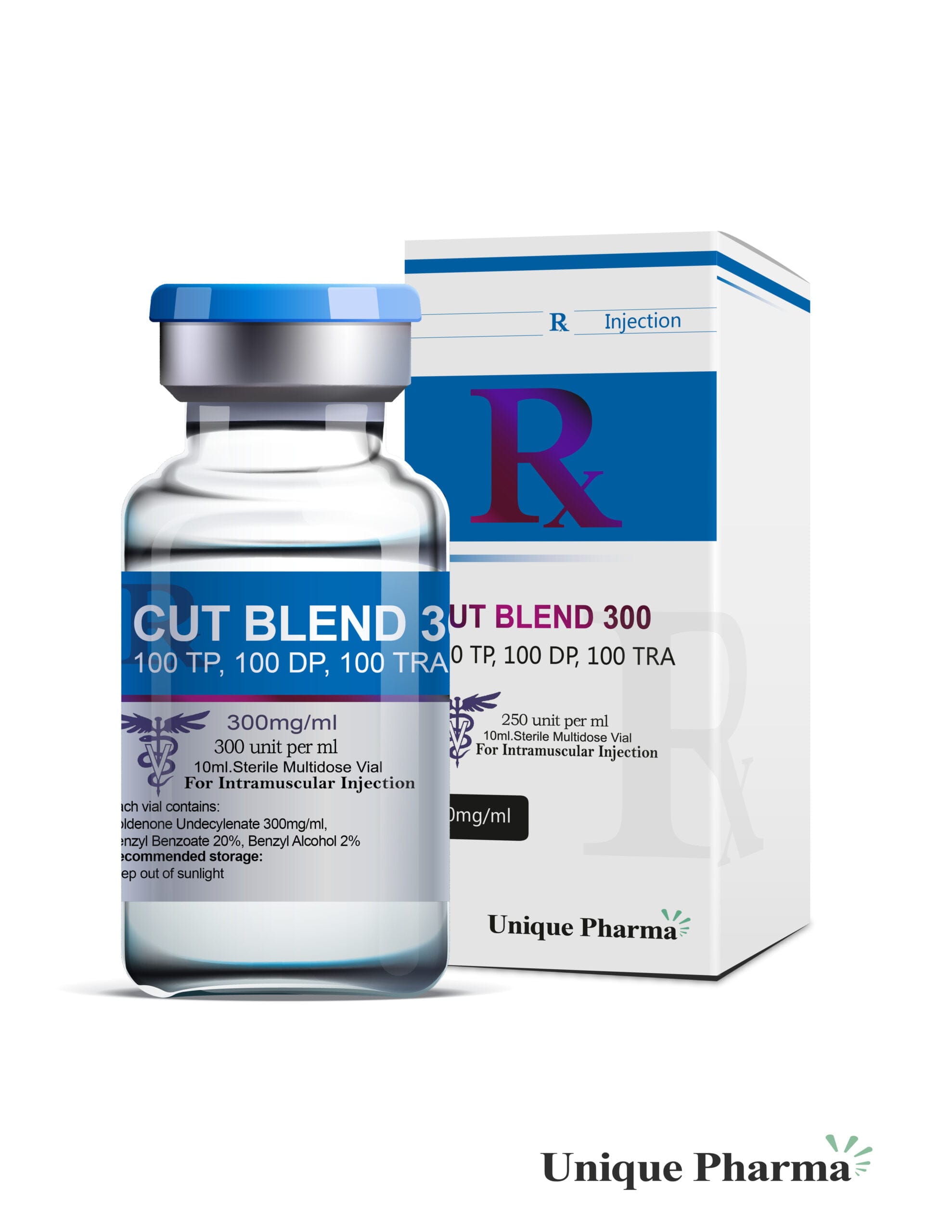 Cut-Blend 300 200 mg/ml from Unique Pharma, Injectables steroids