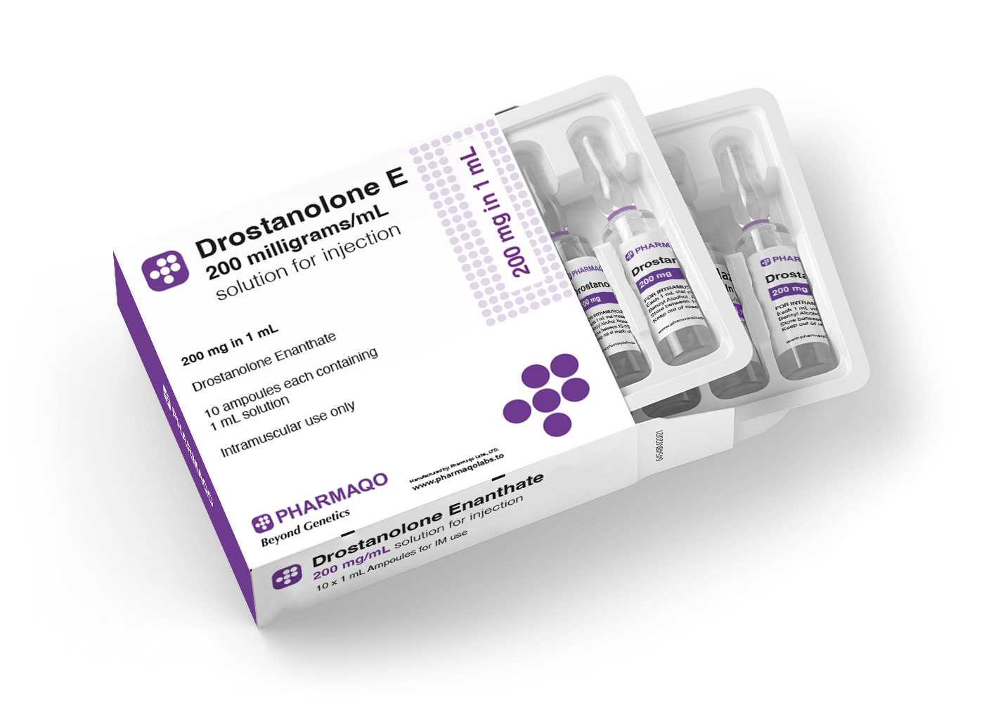 Drostanolone-E 200 AMPULES 200 mg/ml from Pharmaqo Labs, Injectables steroids
