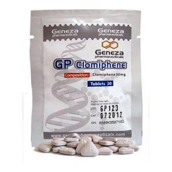 GP Clomiphene 50 50 mg/tab from Geneza Pharmaceuticals, Tablets steroids