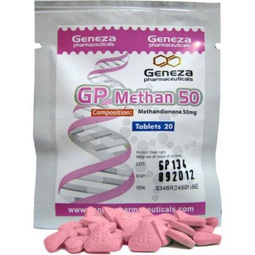 GP Methan 50 50 mg/tab from Geneza Pharmaceuticals, Tablets steroids