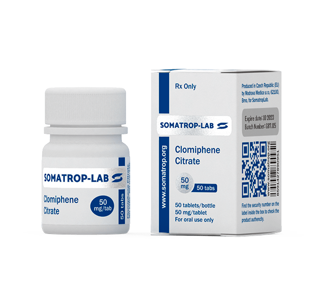 Сlomiphene Citrate 50 50 mg/tab from Somatrop-Lab, Tablets steroids
