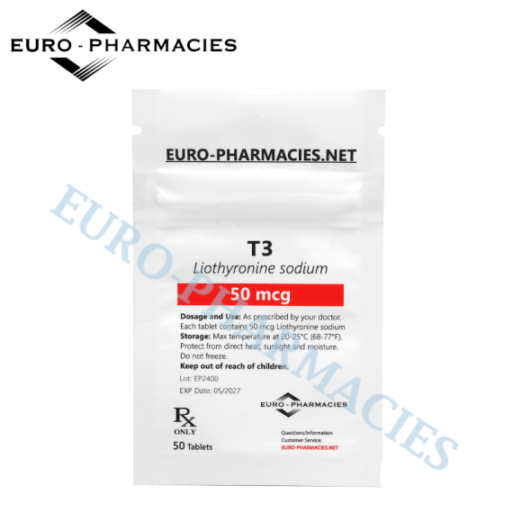 T3 - 50 50 mcg/tab from Euro-Pharmacies, Tablets steroids