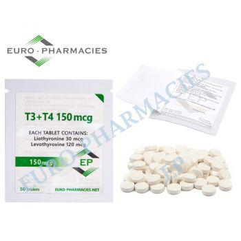 T3+T4 0.15 150 mcg/tab from Euro-Pharmacies, Tablets steroids