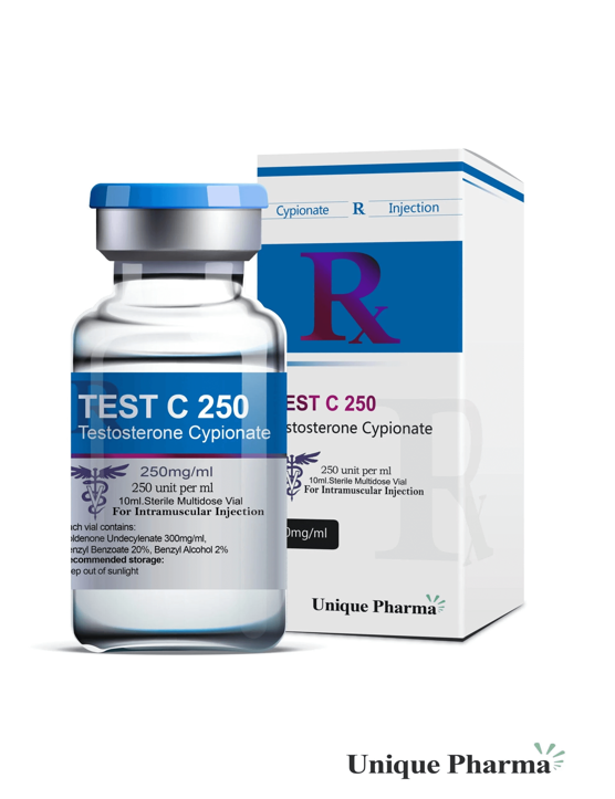 Test-C 250 250 mg/ml from Unique Pharma, Injectables steroids