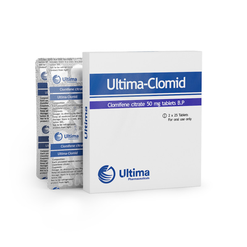 Ultima-Clomid 50 50 mg/tab from Ultima Pharmaceuticals, Tablets steroids