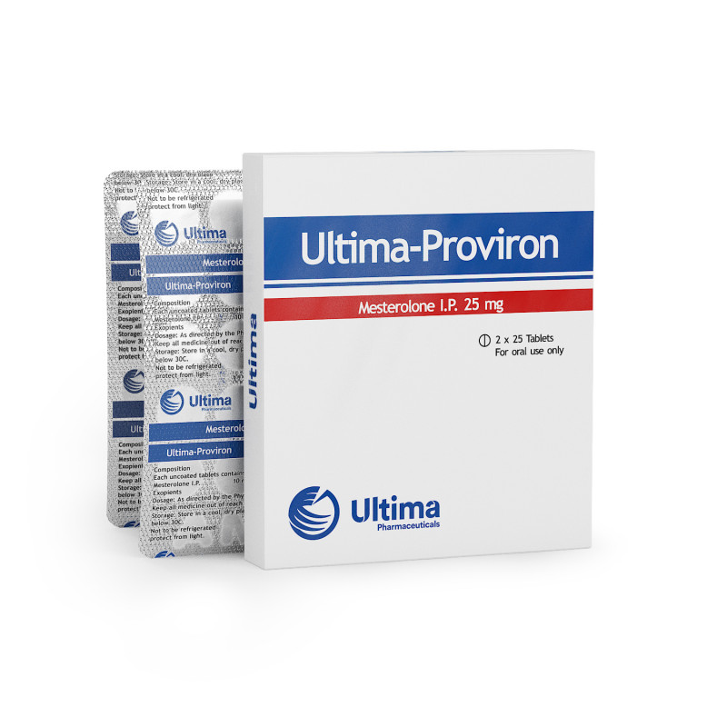 Ultima-Proviron 25 25 mg/tab from Ultima Pharmaceuticals, Tablets steroids