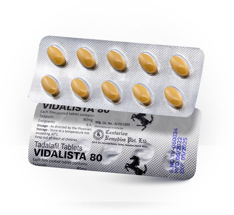 Vidalista 80 80 mg/tab from Men's Health, Tablets steroids